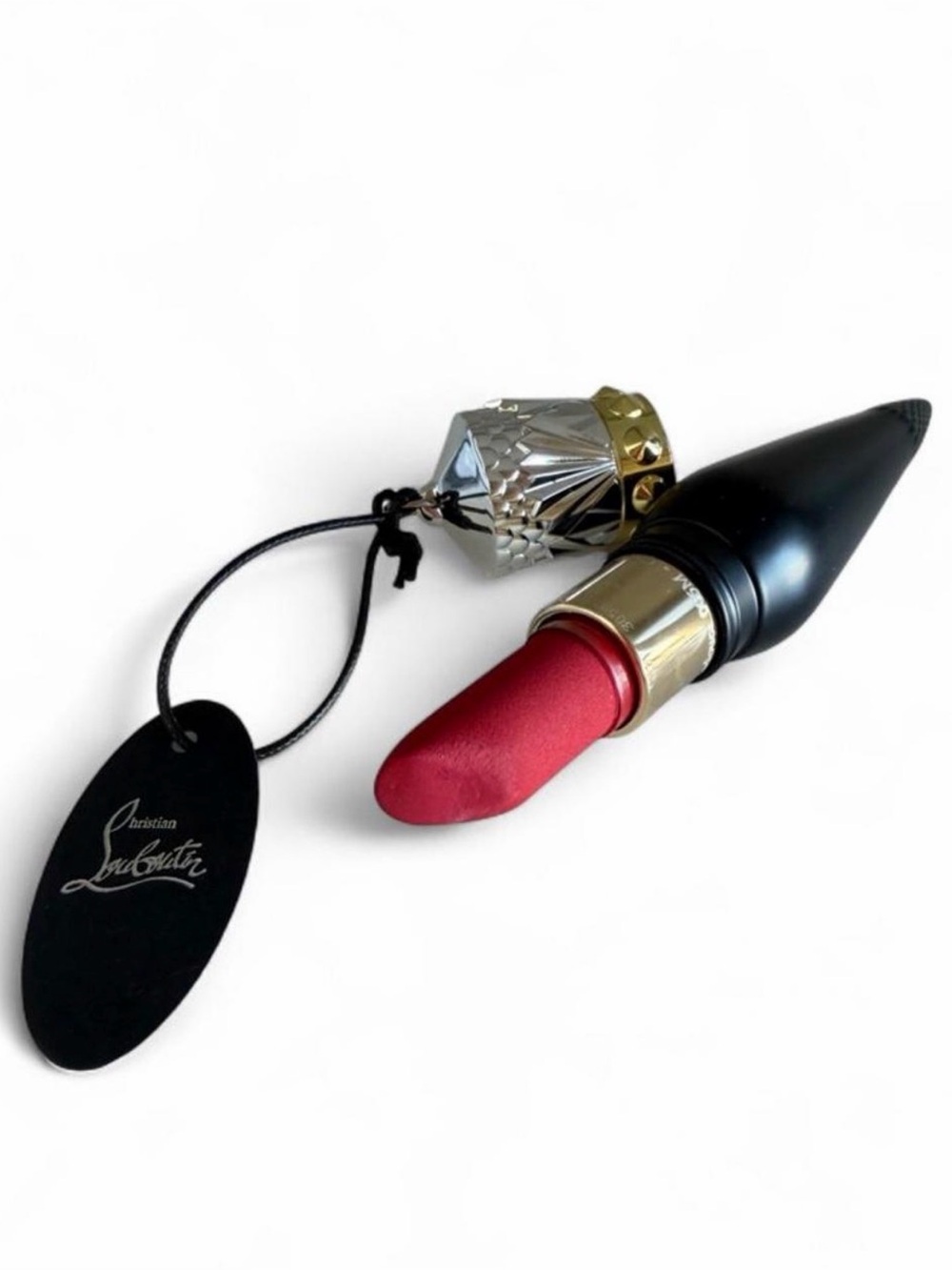 Christian Louboutin Red Velvet Lipstick with Black & Gold Case